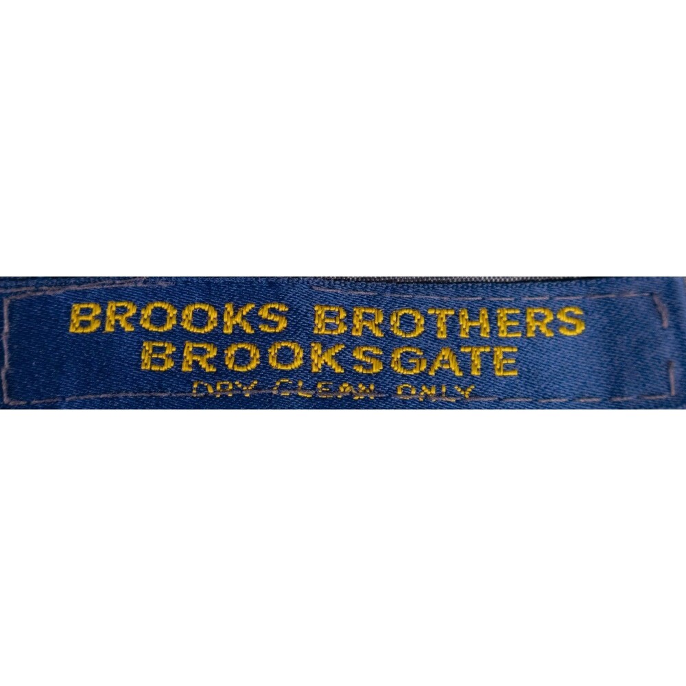 Brooks Brothers Brooksgate Blazer Mens 38S Navy Gold Three Buttons Sport Jacket - Picture 11 of 12